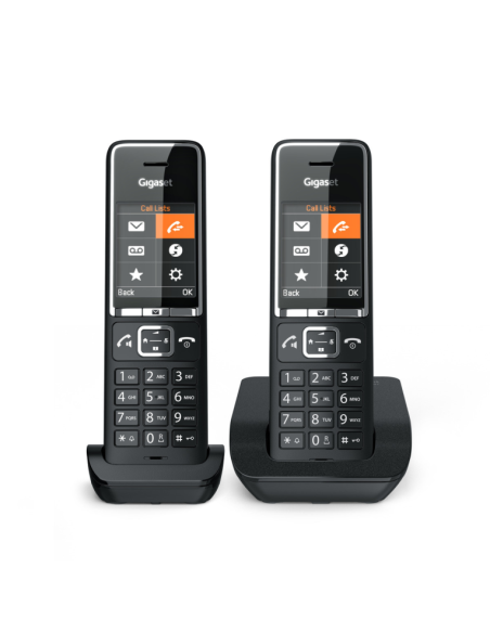 TELEFONO INALAMBRICO SIEMENS GIGASET COMFORT 550 DUO BLACK