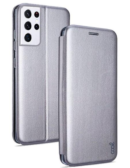 FUNDA MOVIL COOL FLIP COVER ELEGANCE SILVER SAMSUNG GALAXY S21 ULTRA