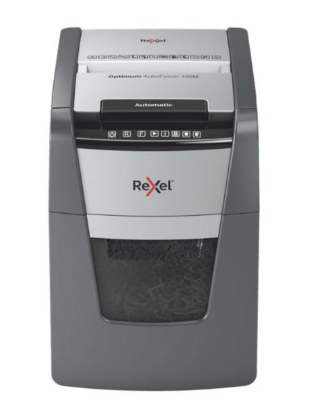 DESTRUCTORA REXEL OPTIMUM AUTOFEED 100M P-5 2X15MM 34L