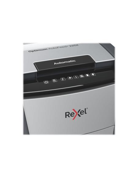 DESTRUCTORA REXEL OPTIMUM AUTOFEED 225X P-4 4X25MM 60L