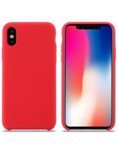 FUNDA MOVIL BACK COVER HT SILICONA RED IPHONE XS