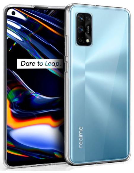 FUNDA MOVIL BACK COVER COOL SILICONA TRANSPARENTE REALME 7 PRO
