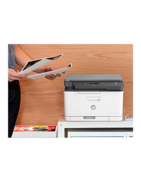 IMPRESORA HP MULTIFUNCION LASER COLOR MFP 178NW 19PPM LAN WIFI WHITE / BLACK