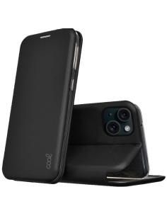 FUNDA MOVIL COOL FLIP COVER ELEGANCE BLACK IPHONE 15