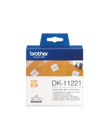 ETIQUETAS BROTHER WHITE QL-500 23X23MM 1000...