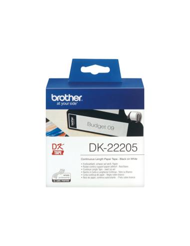 ETIQUETAS BROTHER WHITE 62MM X 30.48M CONTINUO...