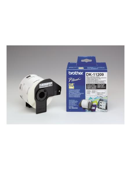 ROLLO ETIQUETAS TERMICA BROTHER 62X29MM 800 ETIQUETAS