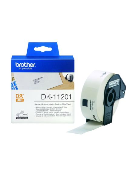 ETIQUETAS BROTHER 400U/ROLLO 29X90MM 