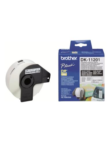 ETIQUETAS BROTHER 400U/ROLLO 29X90MM 