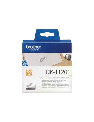 ETIQUETAS BROTHER 400U/ROLLO 29X90MM 