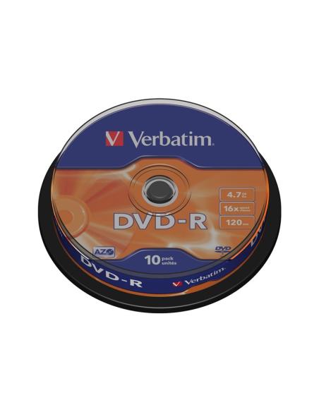 DVD-R VERBATIM 4.7GB 16X LATA 10U