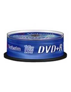 DVD+R VERBATIM 4.7GB 16X LATA 25U