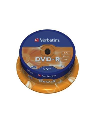 DVD-R VERBATIM 4.7GB 16X LATA 25U