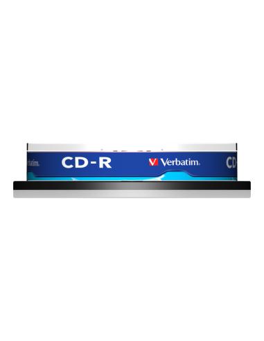 CD-R VERBATIM 700MB 52X LATA 10U