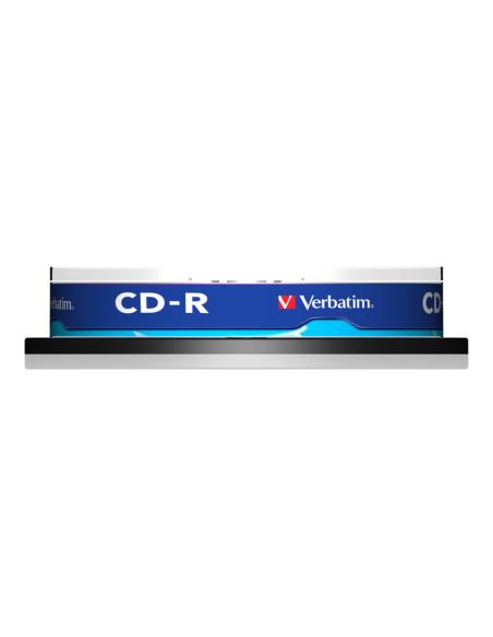 CD-R VERBATIM 700MB 52X LATA 10U