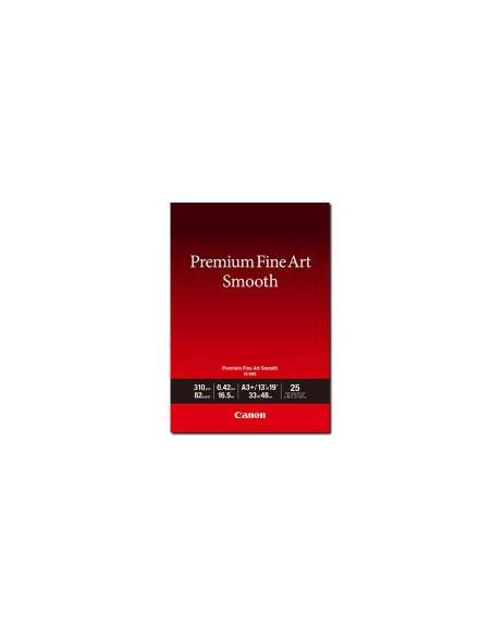 PAPEL CANON FOTOGRAFICO FA-SM2 FINE ART SMOOTH GLOSSY 33.02X48.26CM 25H