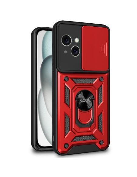 FUNDA MOVIL BACK COVER COOL HARD RING RED IPHONE 15