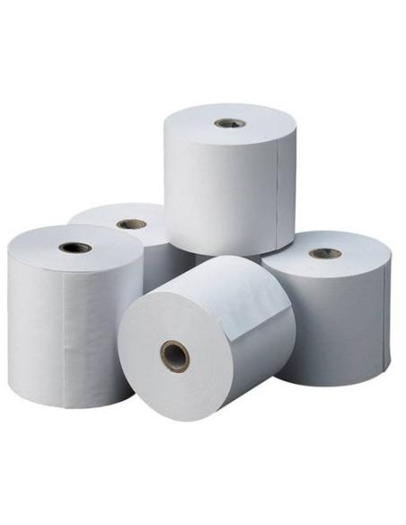 ROLLO PAPEL TERMICO IMPRESORA TICKET 80AX80L PACK 5U