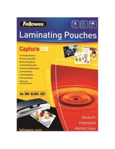 FUNDA PLASTIFICAR FELLOWES 125 MICRAS A4 100H BRILLO