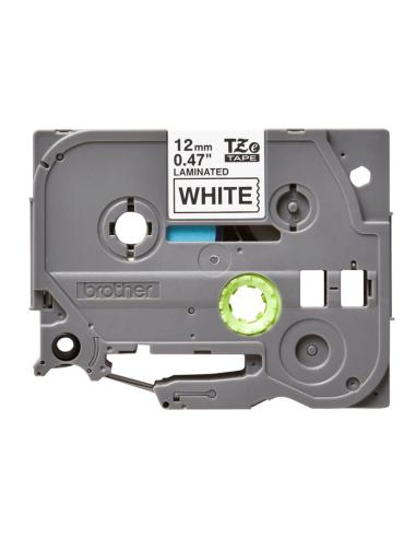 CINTA BROTHER TZE231 12MMX8M WHITE/BLACK