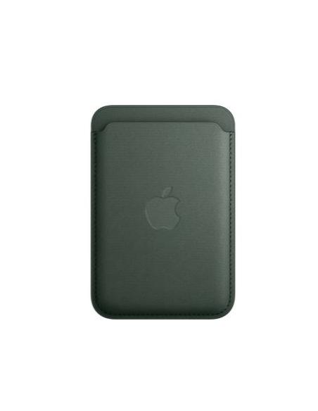 CARTERA DE TRENZADO FINO APPLE CON MAGSAFE EVERGREEN GREEN