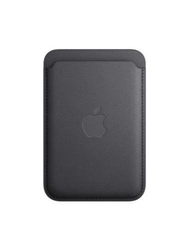CARTERA DE TRENZADO FINO APPLE CON MAGSAFE BLACK
