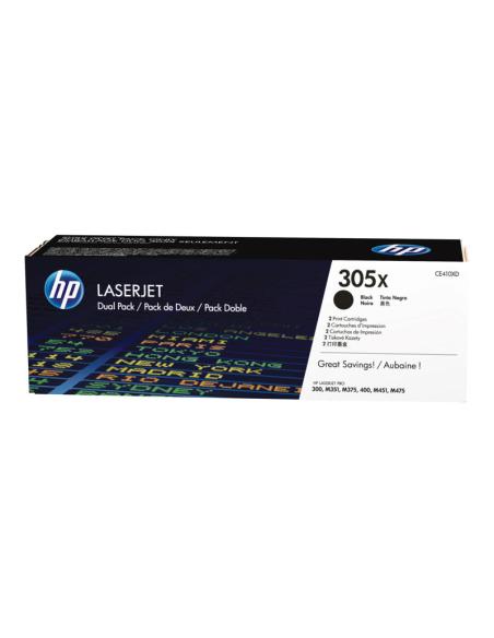 TONER HP 305X BLACK GRAN CAPACIDAD DUALPACK 300 M351 M375 400 M451 M475 2X 4000 PAG