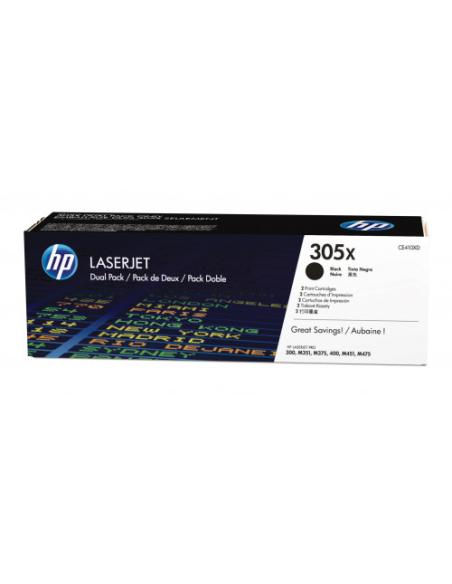 TONER HP 305X BLACK GRAN CAPACIDAD DUALPACK 300 M351 M375 400 M451 M475 2X 4000 PAG