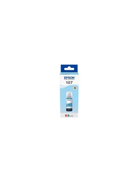 BOTE DE TINTA EPSON 107 CYAN CLARO 70ML ECOTANK