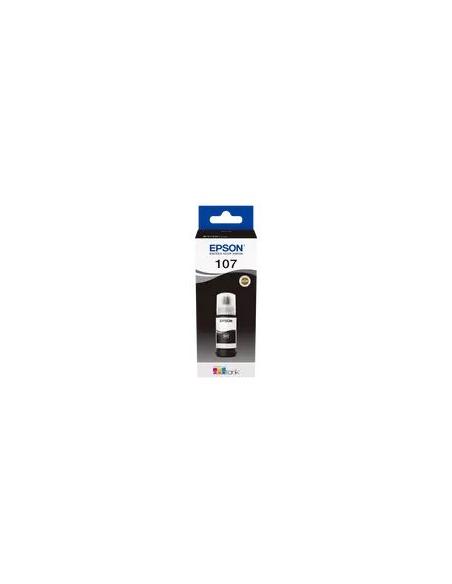 BOTE DE TINTA EPSON 107 BLACK 70ML ECOTANK