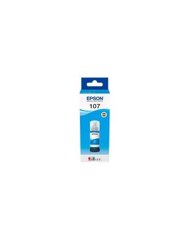 BOTE DE TINTA EPSON 107 CYAN 70ML ECOTANK