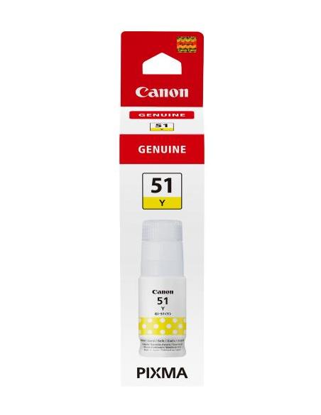 BOTE DE TINTA CANON 51 YELLOW 70ML PIXMA PARA G1520 G2520 G3520 G3560