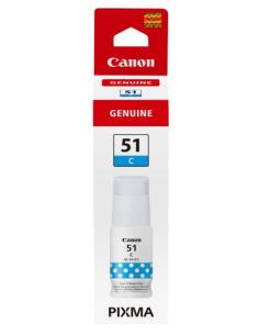 BOTE DE TINTA CANON 51 CYAN 70ML PIXMA PARA G1520 G2520...