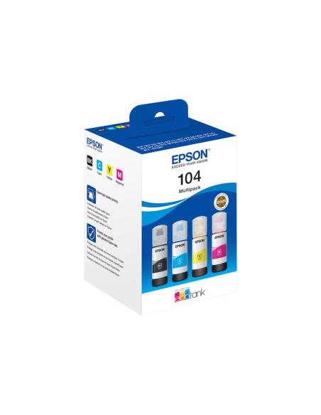 BOTE DE TINTA EPSON 104 MULTIPACK 65ML ECOTANK
