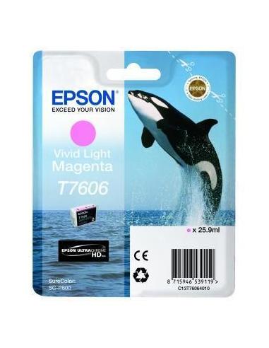 CARTUCHO EPSON T7606 LIGHT MAGENTA SC-P600