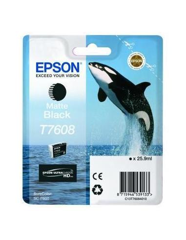 CARTUCHO EPSON T7608 BLACK MATTE SC-P600