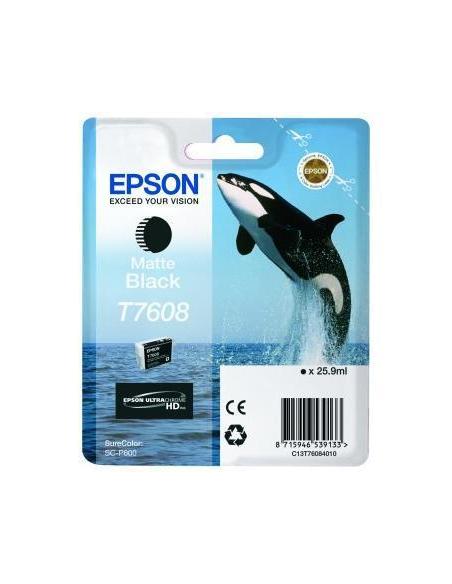 CARTUCHO EPSON T7608 BLACK MATTE SC-P600