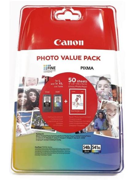 CARTUCHO CANON PG-540L / CL-541XL MULTIPACK MG4250 MG3650 MG3150 MX475