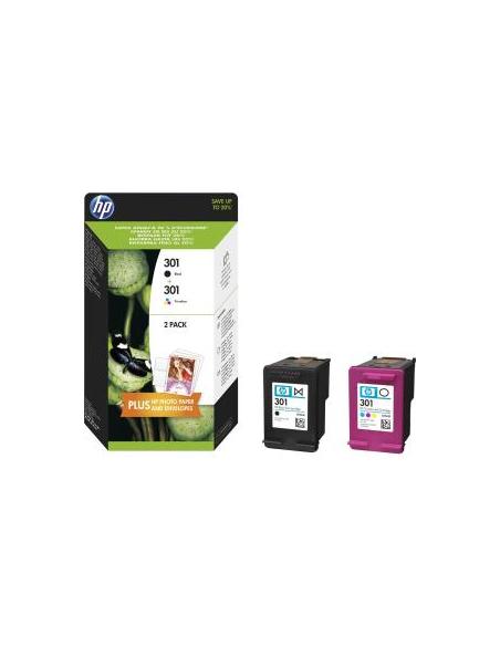 CARTUCHO HP 301 BLACK Y 301 COLOR COMBO PACK DESKJET