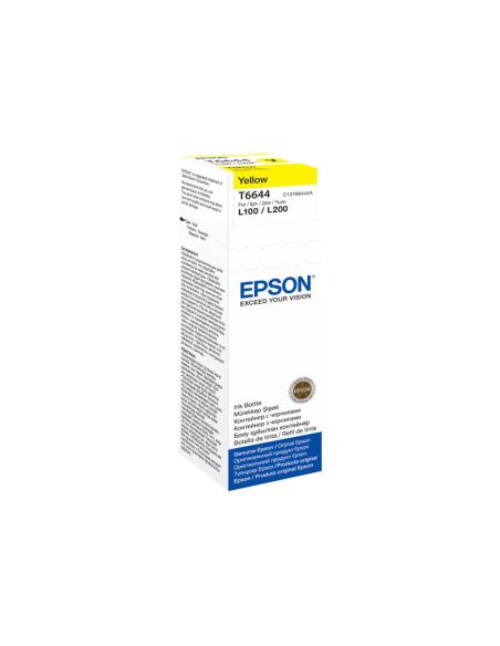 BOTE DE TINTA EPSON T6644 YELLOW 70ML ECOTANK L355 L555