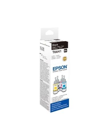 BOTE DE TINTA EPSON T6641 BLACK 70ML ECOTANK...