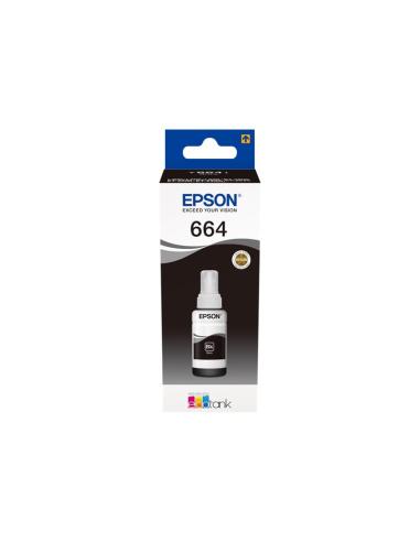 BOTE DE TINTA EPSON T6641 BLACK 70ML ECOTANK...