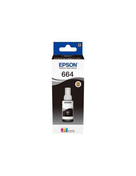 BOTE DE TINTA EPSON T6641 BLACK 70ML ECOTANK L355 L555