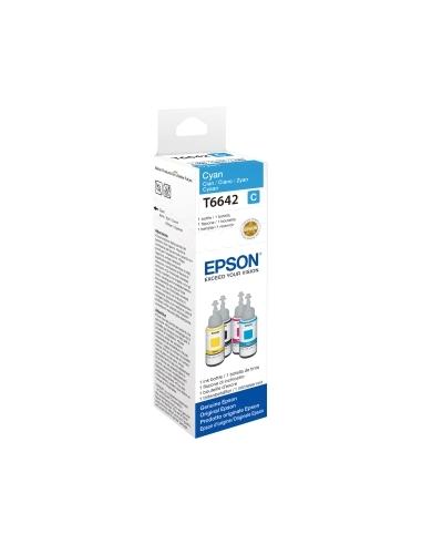 BOTE DE TINTA EPSON T6642 CYAN 70ML ECOTANK...