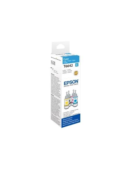 BOTE DE TINTA EPSON T6642 CYAN 70ML ECOTANK L355 L555