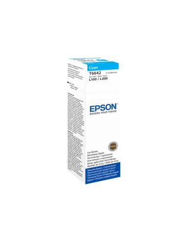 BOTE DE TINTA EPSON T6642 CYAN 70ML ECOTANK...
