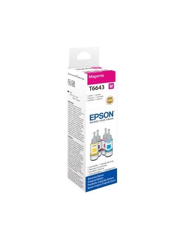 BOTE DE TINTA EPSON T6643 MAGENTA 70ML ECOTANK...