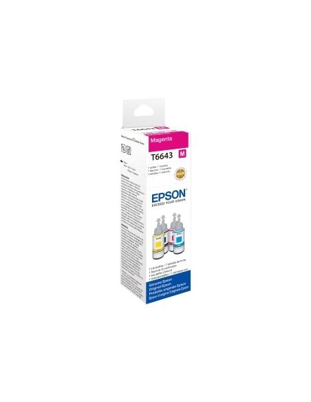 BOTE DE TINTA EPSON T6643 MAGENTA 70ML ECOTANK L355 L555