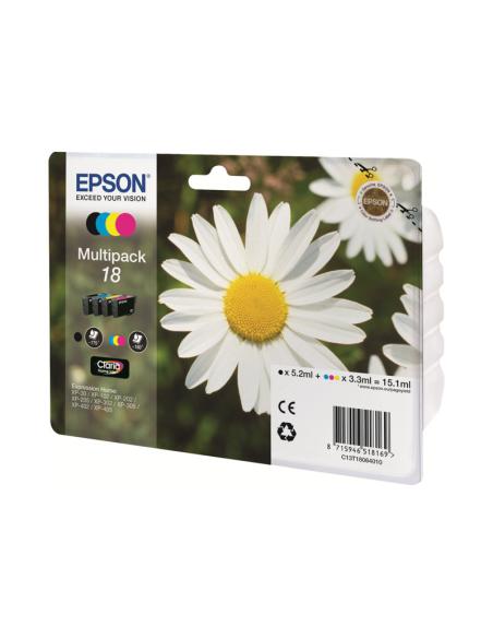 CARTUCHO EPSON 18 MULTIPACK XP-102 XP-202 XP-205 XP-302 XP-305 XP-402 XP-405