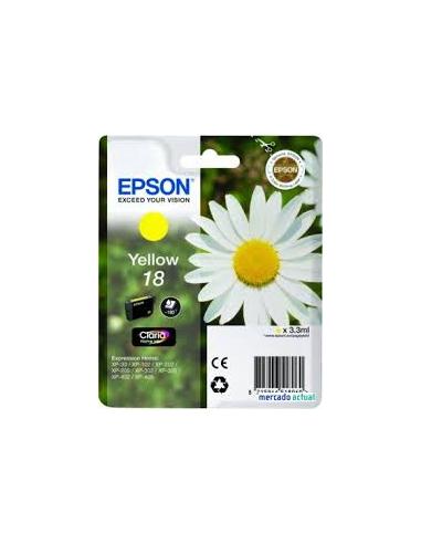CARTUCHO EPSON 18 YELLOW XP-102 XP-202 XP-205...
